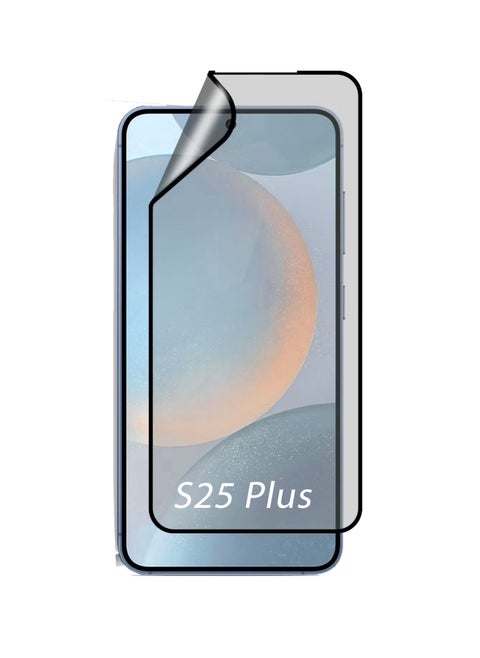 Ceramic Film For Samsung Galaxy S25 Plus Screen Protector Anti-Glare Anti-Fingerprint 3D Touch, Matte Finish Surface ceramic Nano film Galaxy S25+ Ceramic Clear/Black
