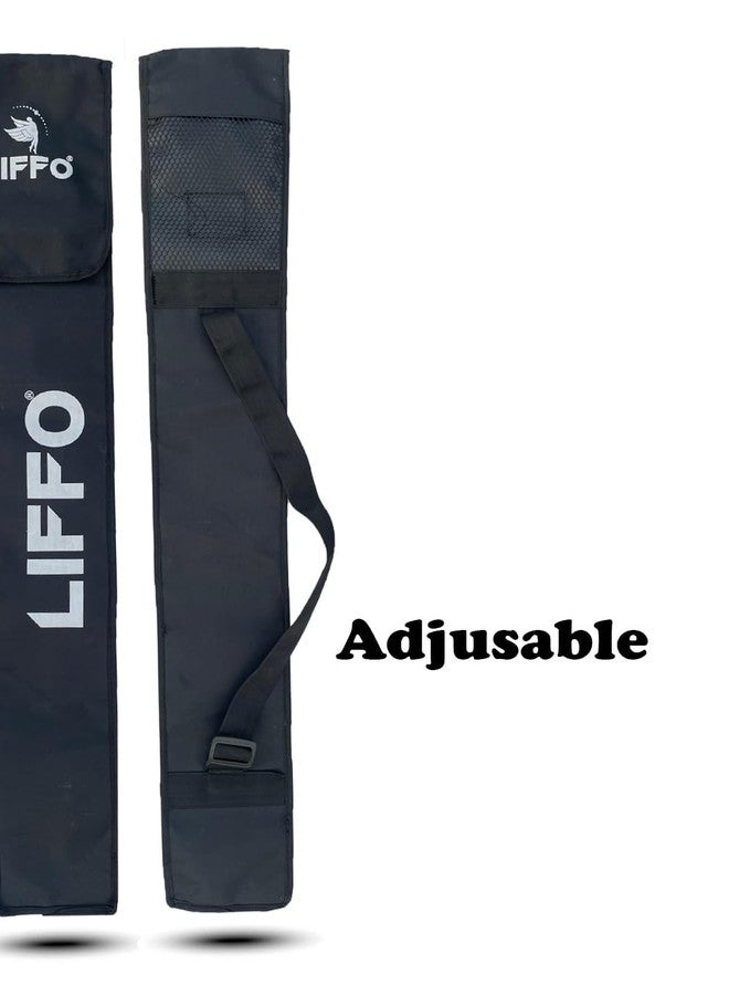 Liffo عصي هوكي ليفو® LX-1003 للرجال والنساء، مستوى التدريب والمبتدئين، مع كرة واحدة وغطاء واحد (أصفر) - Image 3