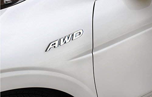 Dsycar شعار ديسيكار 3D معدني AWD ملصق جانبي لبوابة السيارة - شعار معدني بتشطيب كروم لسيارات الدفع الرباعي (نوع 2# AWD) - Image 5