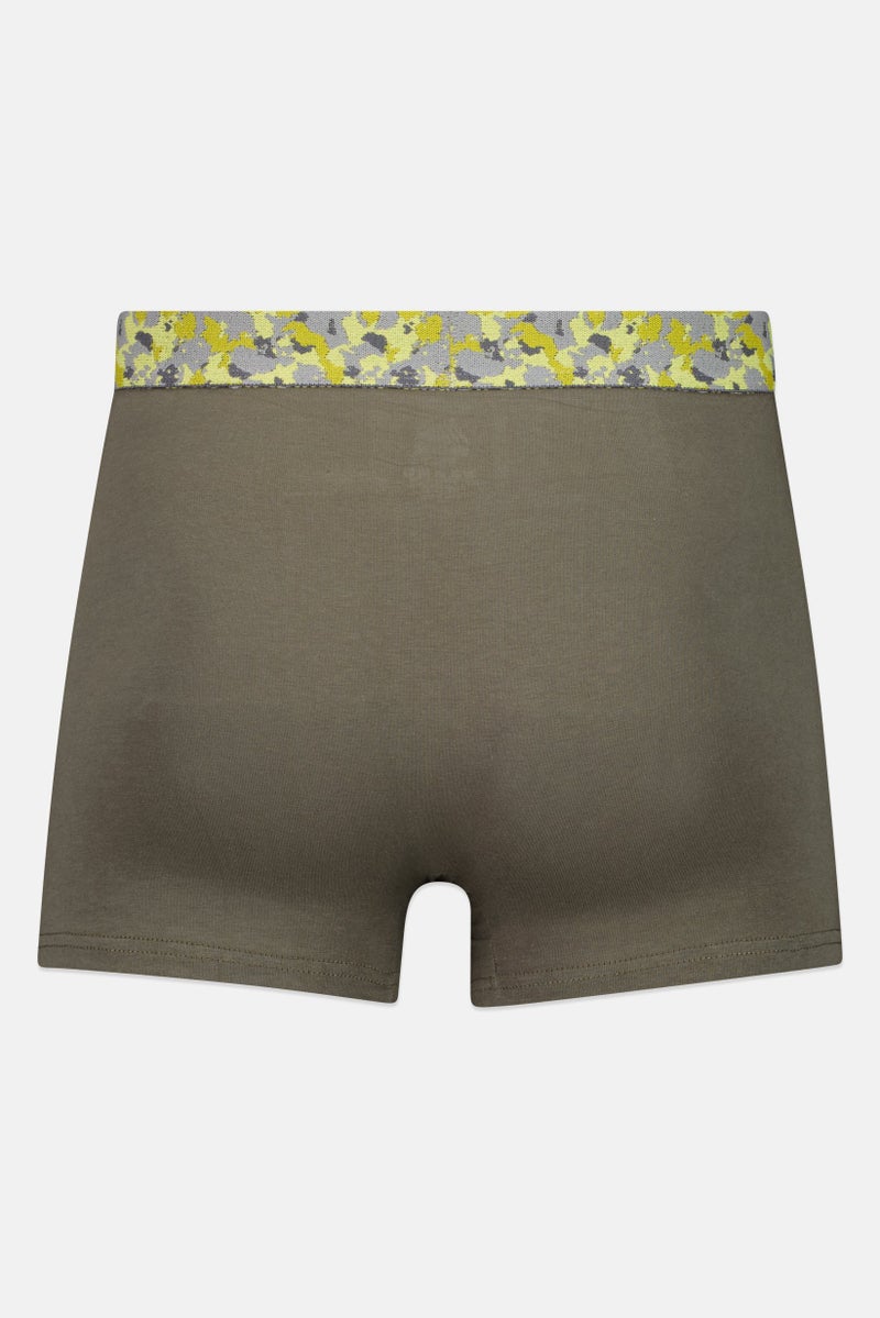 RBX Men 3 Pieces Camouflage Pull On Trunks, Multicolor - Image 4