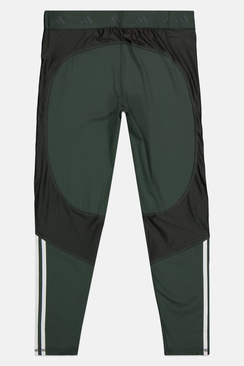 Adidas Women Sportswear Fit Brand Logo Running Leggings, Olive - Image 3