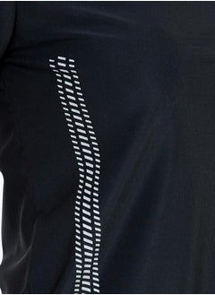 Styli Side Abstract Reflective Detail Short Sleeves Top  - Image 3