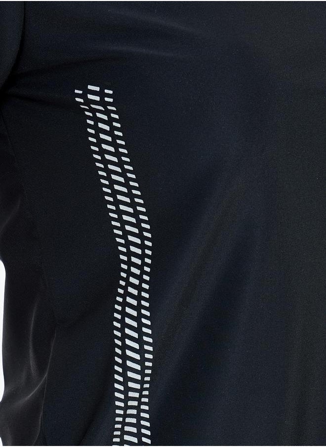 Styli - Side Abstract Reflective Detail Short Sleeves Top - Image 1
