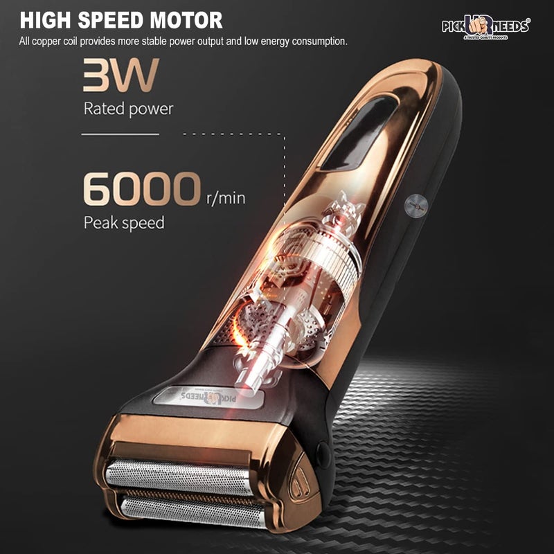 Pick Ur Needs 3 in 1 Professional Electric Hair Clipper for Men Wireless Electric Shaver Beard Nose Shaver Hair Trimmer - Image 5