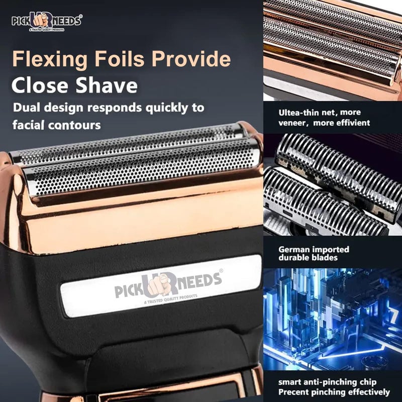 Pick Ur Needs 3 in 1 Professional Electric Hair Clipper for Men Wireless Electric Shaver Beard Nose Shaver Hair Trimmer - Image 3