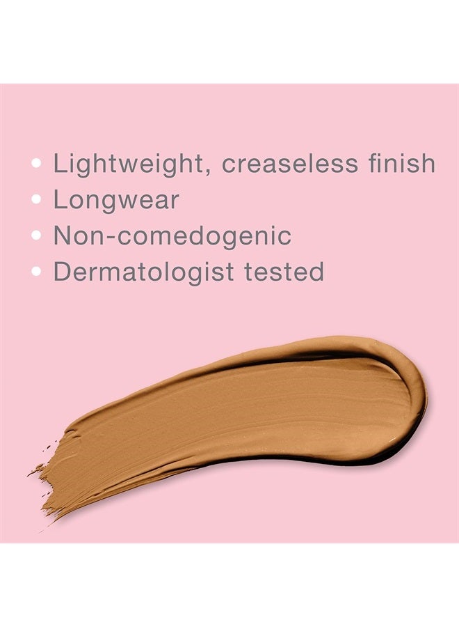 Neutrogena Healthy Skin Radiant Brightening Cream Concealer with Peptides & Vitamin E Antioxidant, Lightweight Perfecting Concealer, Non-Comedogenic, Cashew Light/Medium 03 cool undertones, 0.24 oz - Image 1