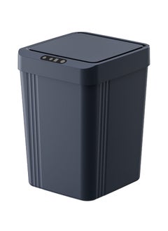 Hihonor 13L Electric Trash Can with Lid, Smart Electric Plastic Narrow Trash Can (Living Room, Bedroom, Office, Kitchen), Black  - Image 1