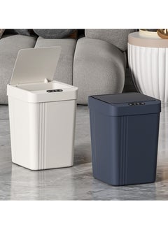 Hihonor 13L Electric Trash Can with Lid, Smart Electric Plastic Narrow Trash Can (Living Room, Bedroom, Office, Kitchen), Black  - Image 3