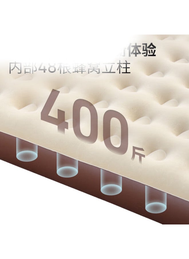 MOBIGARDEN Automatic Inflatable Bed, Outdoor Camping Built-In Pump Single Air Mattress Inflatable Pad, Nx24663012, And Sand - Image 1