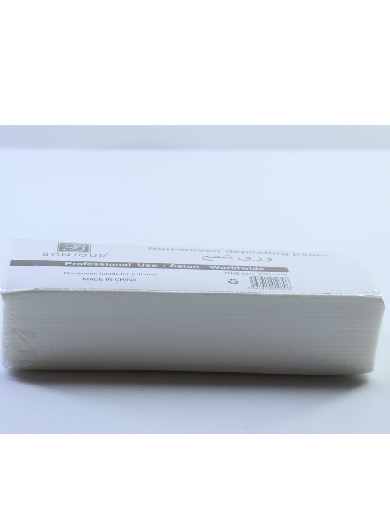 BonJour 100-Piece Professional Facial Body Hair Removal Depilatory Paper - Image 2