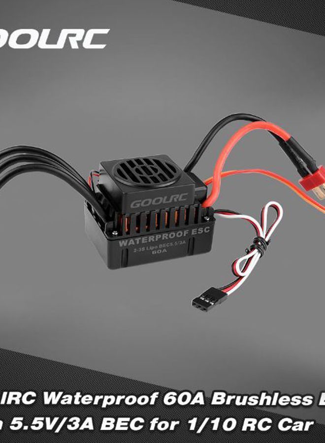 NIBEMINENT Brushless ESC Electric Speed Controller For RC Car RM7712 - Image 2