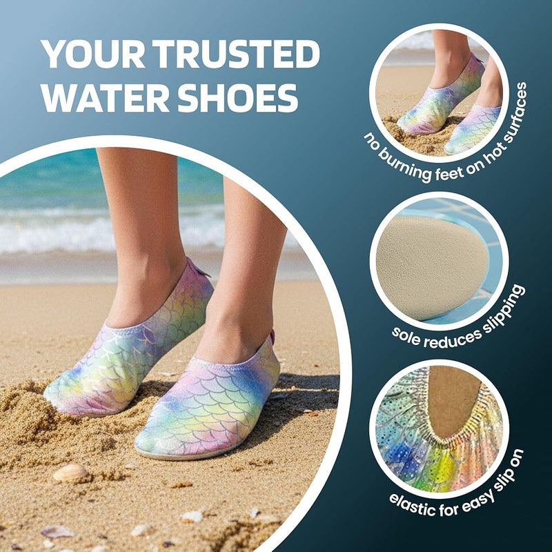Slipstop water shoes for Women and Men - Quick-Dry Aqua Pool Socks Beach Shoes - Barefoot Shoes for Yoga, Indoor and outdoor activity - Black … - Image 2