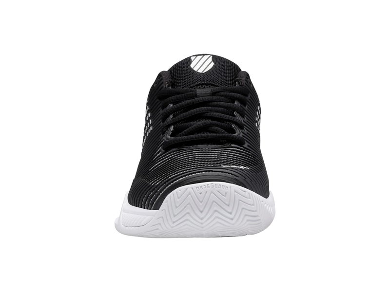 K-Swiss Women'S Hypercourt Express 2 Tennis Shoe - Wide Width Pickleball Sneakers Black/White/Silver - Image 4