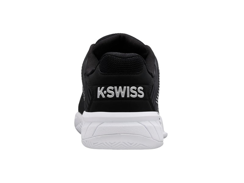 K-Swiss Women'S Hypercourt Express 2 Tennis Shoe - Wide Width Pickleball Sneakers Black/White/Silver - Image 5