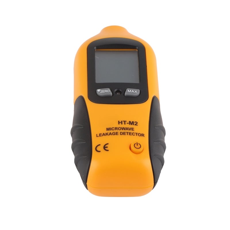 HTI Microwave Leakage Detector: Yellow 13.2 X 5.5 X 3.7Cm - Backlit Digital LCD Display, Portable Design, High Accuracy Detector for Microwave Oven Leakage Testing - Image 3