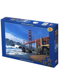 TOMAX Tomax - Golden Gate Bridge, San Francisco Glow in the Dark Puzzle 500 Pieces - 50-044  - Image 1