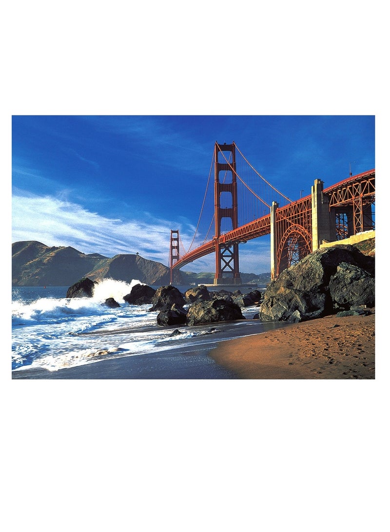 TOMAX Tomax - Golden Gate Bridge, San Francisco Glow in the Dark Puzzle 500 Pieces - 50-044  - Image 2