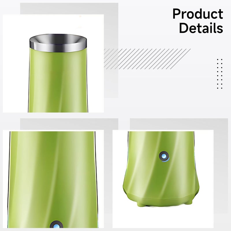 Green Automatic Egg Roll Maker, Compact 3.7 X 3.7 X 8.3 in Nonstick Omelet Machine, Comes with Essential Brushes and Sticks - Image 2