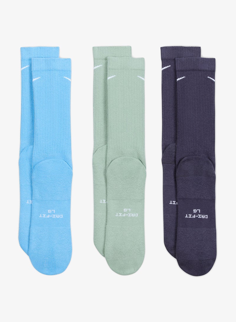 Nike 3 Pack Everyday Elevated Crew Socks - Image 2