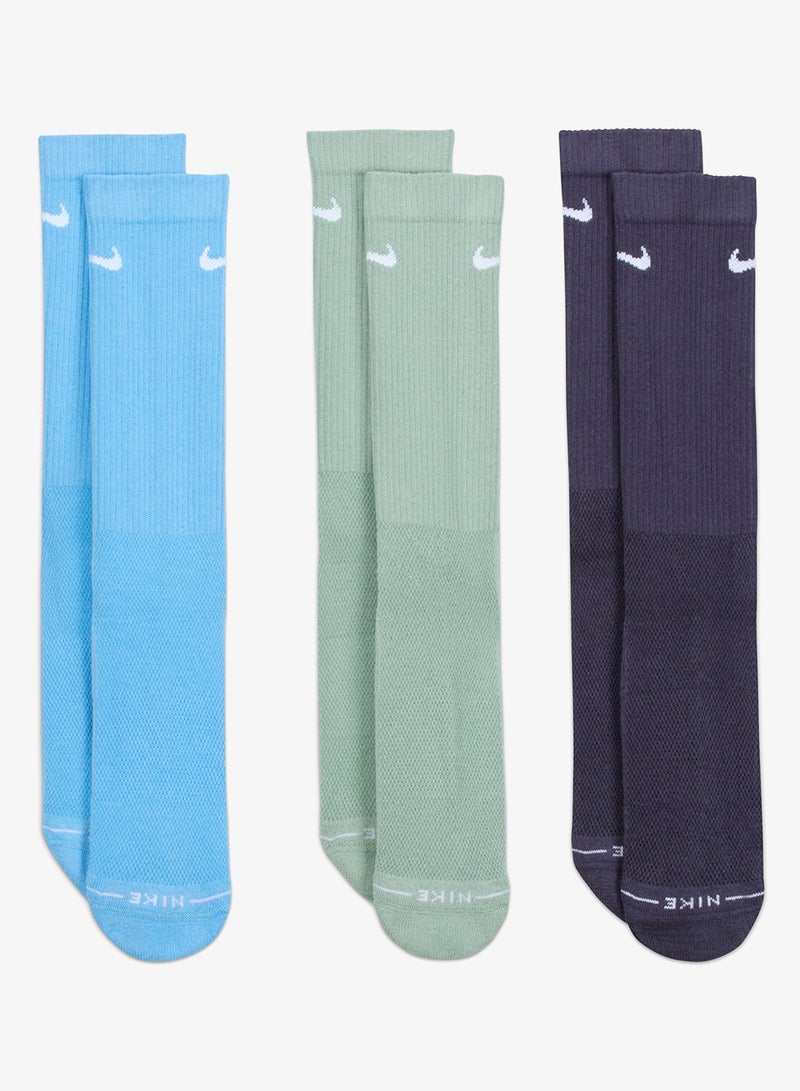Nike 3 Pack Everyday Elevated Crew Socks - Image 1