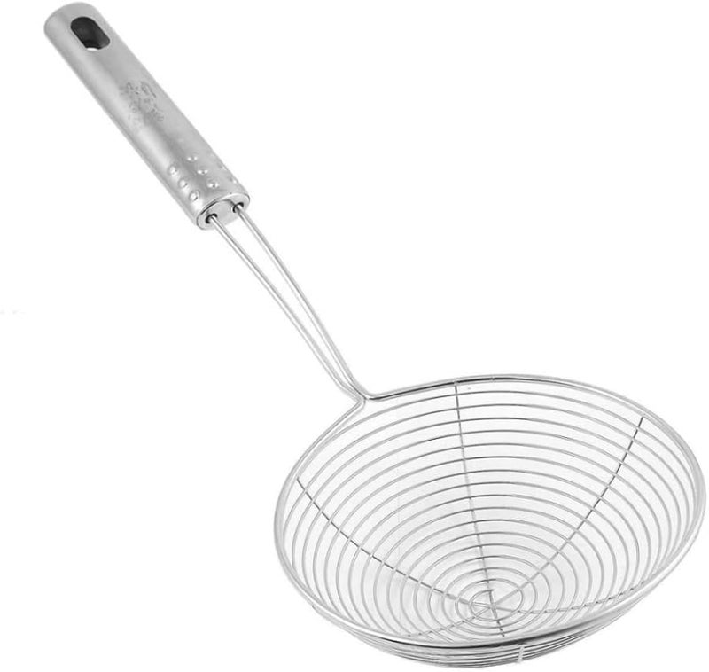 Stainless Steel Kitchen Skimmer Strainer For Frying Baking And Filtering - Image 1