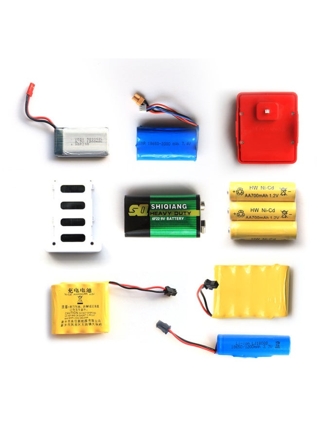 Nickel Cadmium Battery Pack 7.2V 6v 4.8V Rechargeable Battery Pack Toy Car Special Toy Plane-Color:C012 Battery  - Image 2
