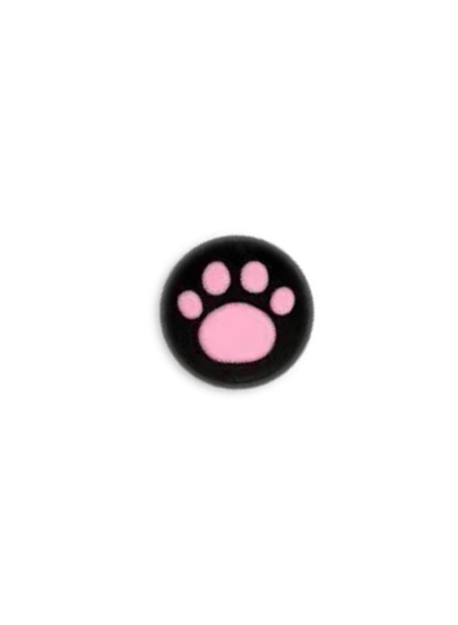 Switch Rocker Cap Nintendo Silicone Cat Claw Rocker Cover NS Lite Protective Cover Handle Rocker Protective Cap-Product Color:Black Base Powder - Image 1