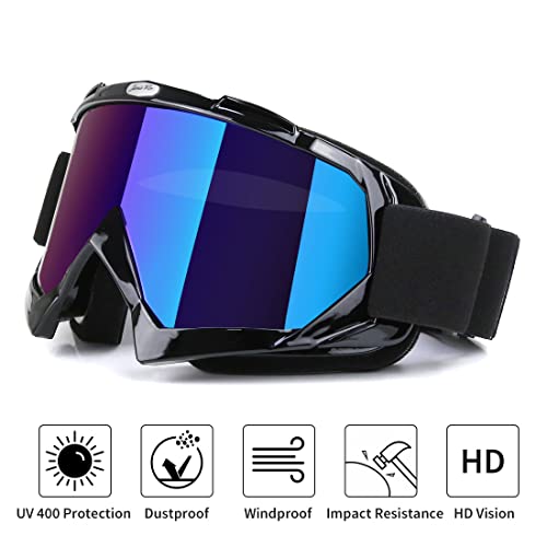 JAMIEWIN Motocross Goggles ATV Dirt Bike Motorcycle UTV MX OTG Offroad Riding Goggles Anti UV Dustproof Anti Fog Racing Skiing Goggles for Men Women Youth Kids - Image 3