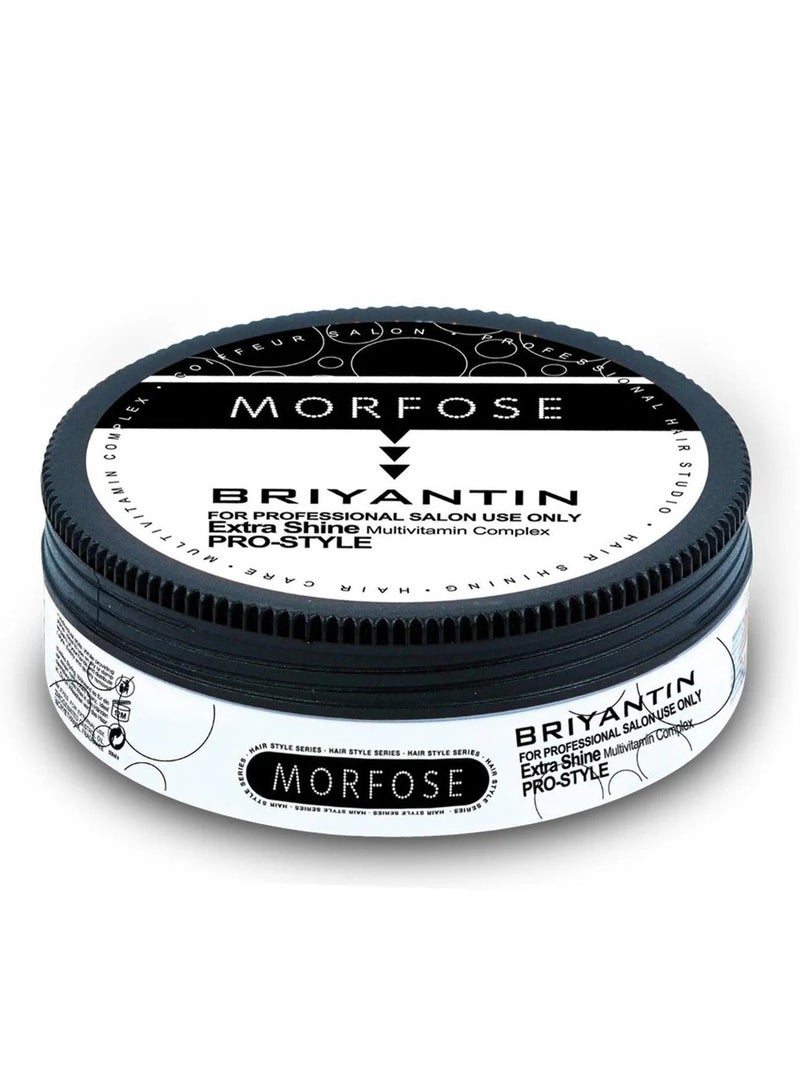 MORFOSE Morfose Briyantin Pro-Style Pomade - Long-Lasting Shine & Hold (175ml) - Image 2