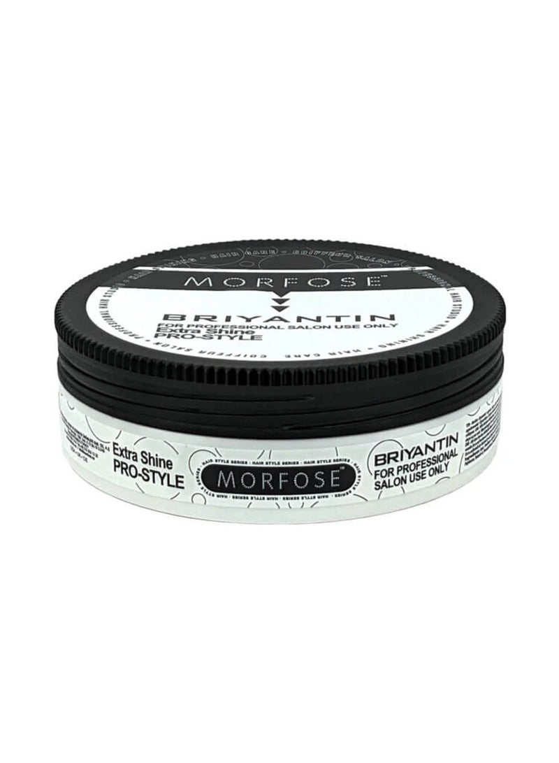 MORFOSE Morfose Briyantin Pro-Style Pomade - Long-Lasting Shine & Hold (175ml) - Image 3