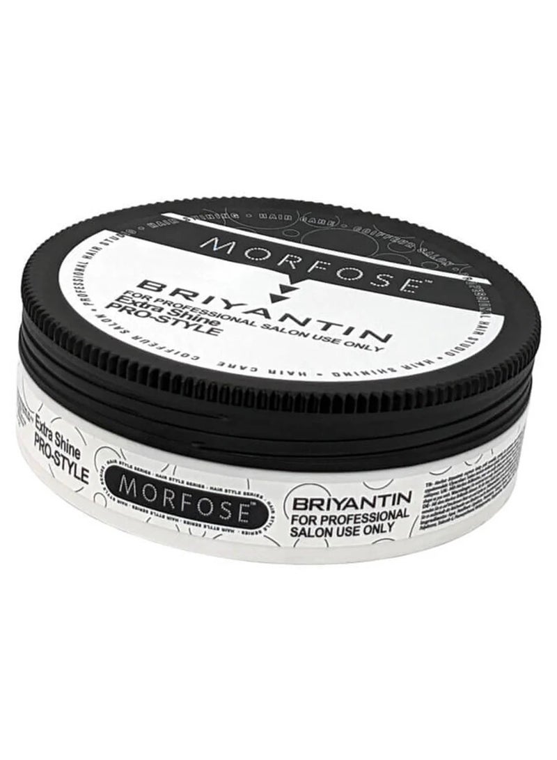 MORFOSE Morfose Briyantin Pro-Style Pomade - Long-Lasting Shine & Hold (175ml) - Image 4