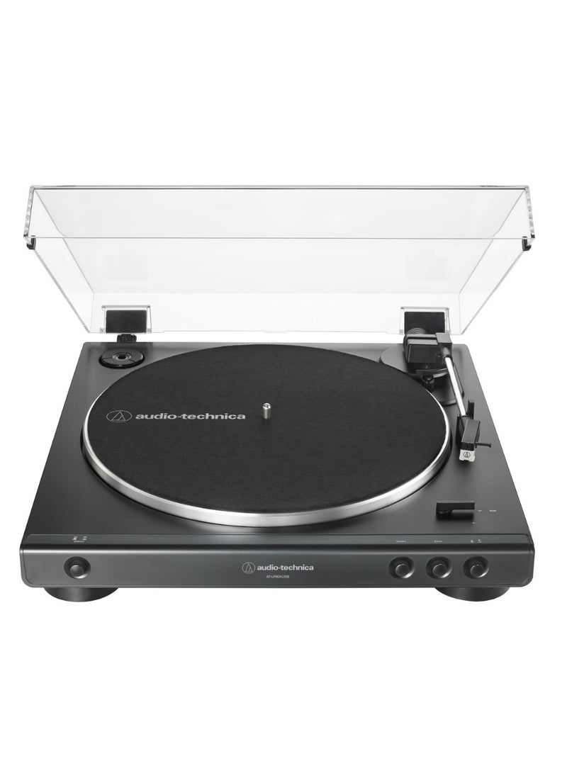 audio-technica Audio Technica AT-LP60XUSB-GM قرص دوار ستريو أوتوماتيكي بالكامل بحزام ناقل الحركة جونميتال - Image 3