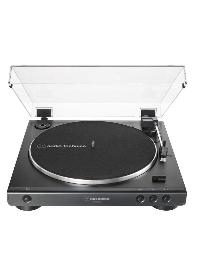 audio-technica - Audio Technica AT-LP60XUSB-GM قرص دوار ستريو أوتوماتيكي بالكامل بحزام ناقل الحركة جونميتال - Image 1