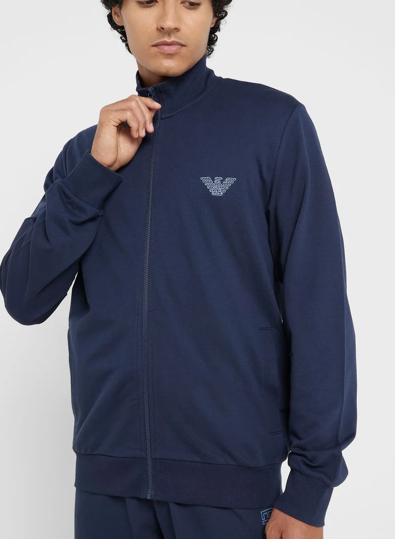 EMPORIO ARMANI Logo Crew Neck Sweatshirt