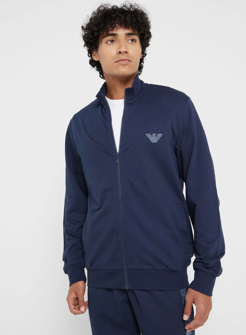 EMPORIO ARMANI Logo Crew Neck Sweatshirt