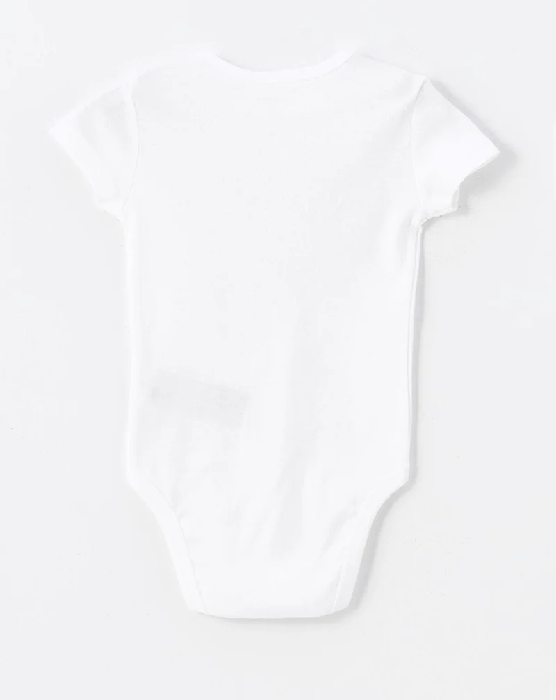 LC WAIKIKI Lcw Baby Crew Neck Basic Baby Girl Snap Bodysuit 2-Piece