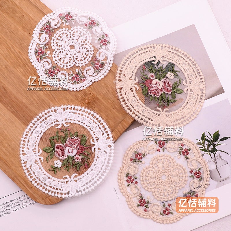 Vintage European Round Lace Doily Placemat - Image 4