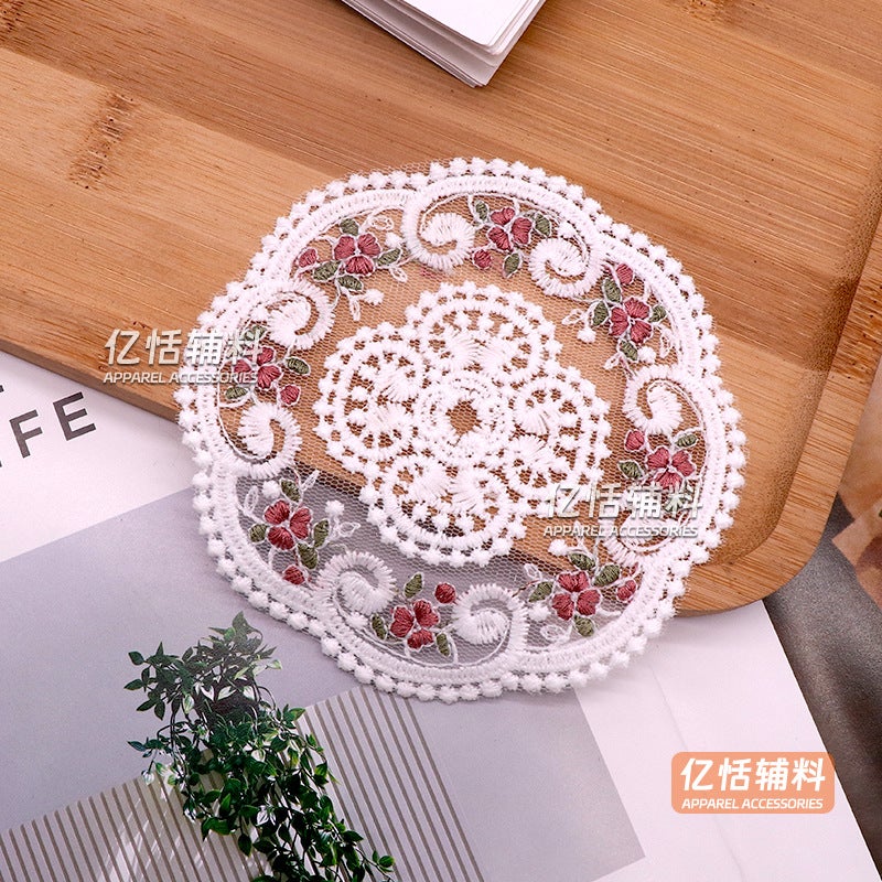 Vintage European Round Lace Doily Placemat - Image 2