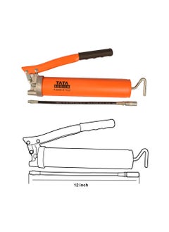 AGRICO TATA Agrico Grease Cast Iron Gun Lever Type Flexible Hose Orange  - Image 4