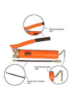 AGRICO TATA Agrico Grease Cast Iron Gun Lever Type Flexible Hose Orange  - Image 3