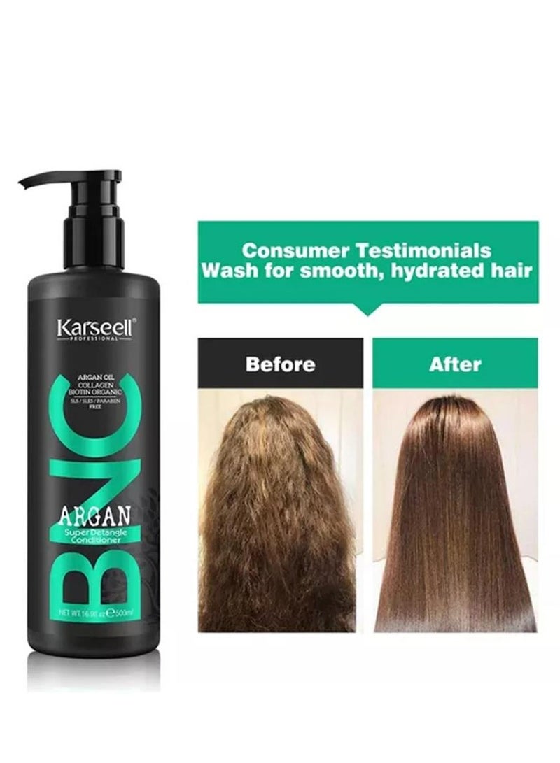 كارسيل بلسم بي ان سي ارجان لفك تشابك الشعر 500 مل - Image 4