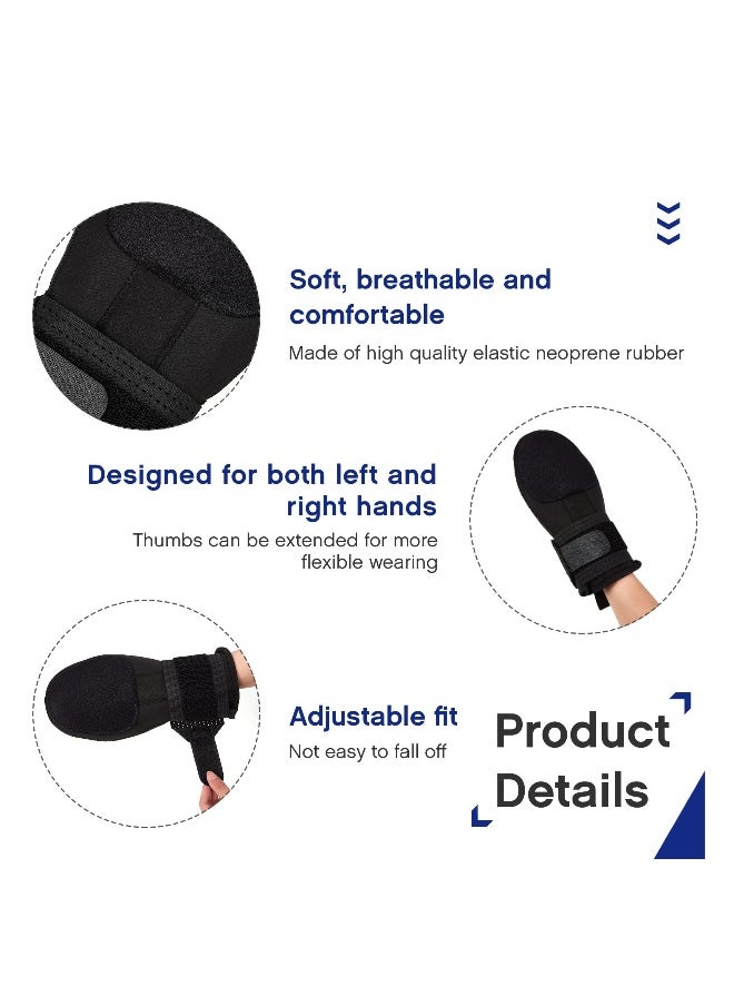 Generic Baseball Sliding Mitt Sliding Mitt Hand Protection Sliding Mitt for Baseball and Softball for Youth Adult Protection Baseball Hand Guard Elastic Compression Strap  - Image 4