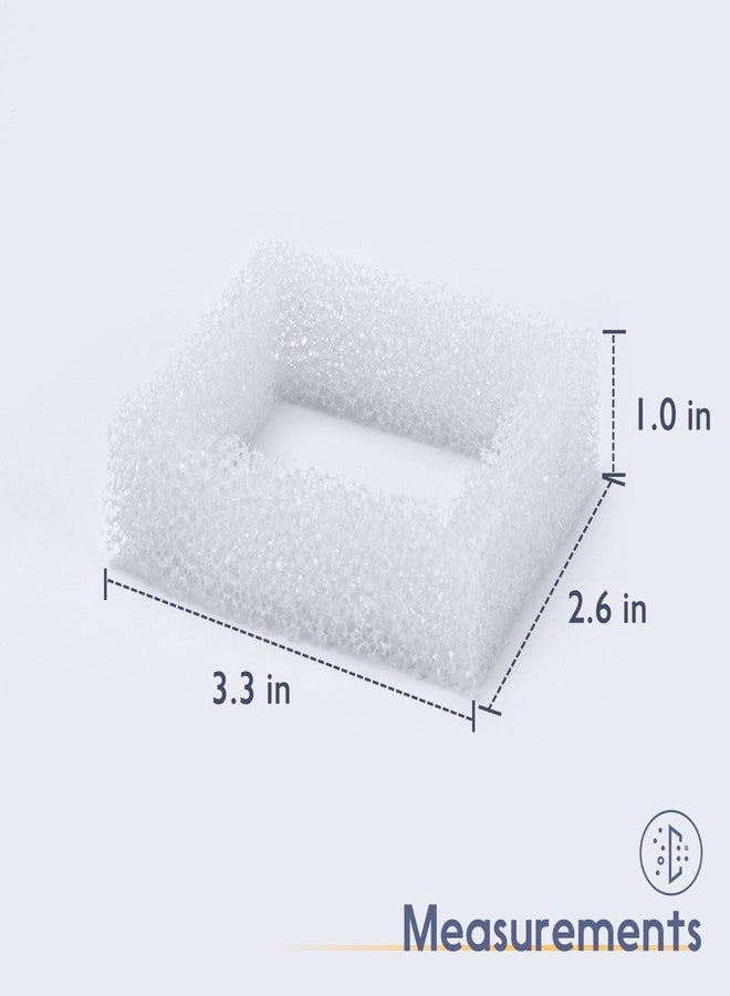 فلتر إسفنجي بديل من Lawfery لنافورة مياه القطط الخزفية، عبوة من 8 فلاتر - Image 4