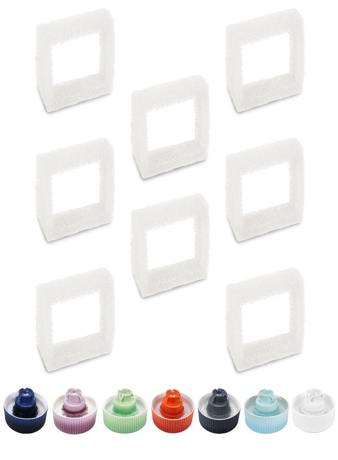 فلتر إسفنجي بديل من Lawfery لنافورة مياه القطط الخزفية، عبوة من 8 فلاتر - Image 1