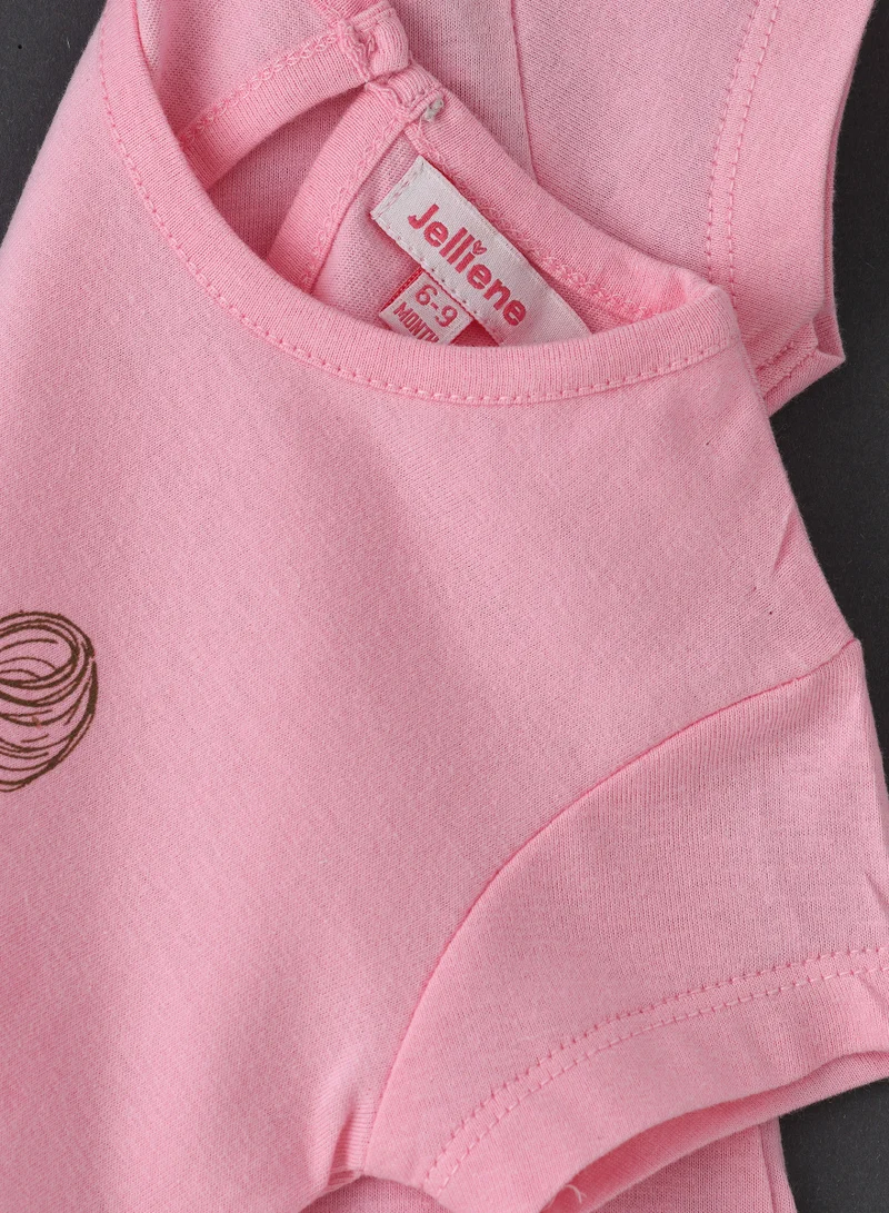 Jelliene Knit t-shirt with print