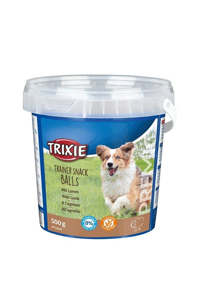 Trixie Premio Trainer Snack Lamb Balls Dog Treats - Image 1