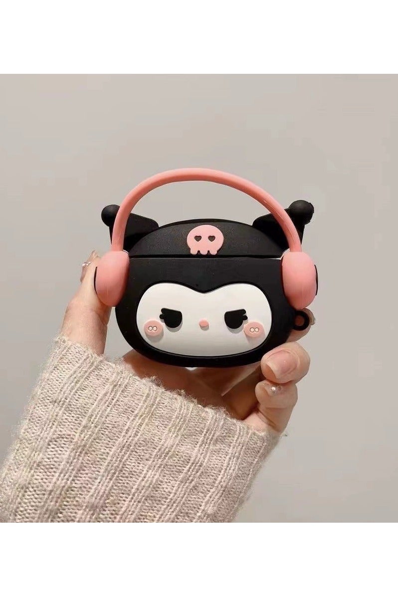 general AirPods 3rd generation silicone wireless Bluetooth protective case, cartoon design, Apple wireless Bluetooth headphones protective case, made of silicone material, with a creative and soft exterior.