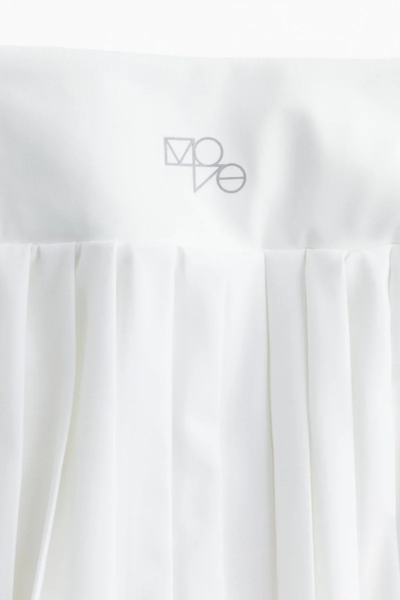 H&M DryMove™ Pleated tennis skirt
