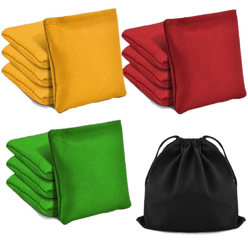 TINDTOP Bean Bags for Tossing39 39inch 100g35oz 12 Pack Cornhole Outdoor Toss Gaming Colorful Canvas Bean Bags Carnival Beanbags Throwing Games for Kids Halloween Games - Image 2