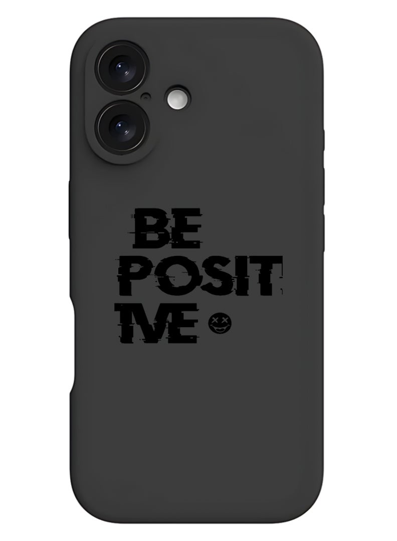 Theodor Protective Slim Fit Case Liquid Silicone Cover with Full Body Protection Anti-Scratch Shockproof Case For Apple iPhone 17 (Black) be positive - Image 1